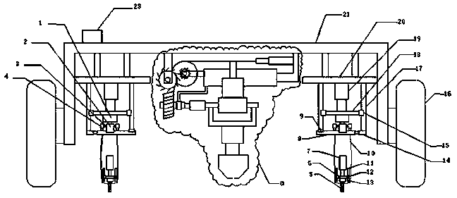 A suction type seabed cleaning equipment