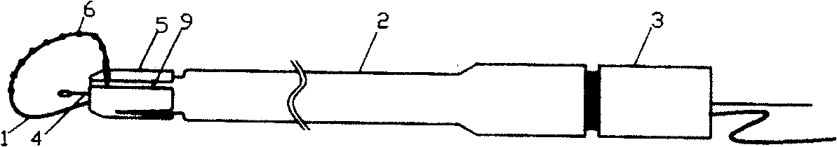 Device for ligaturing left atrial appendage and using method thereof