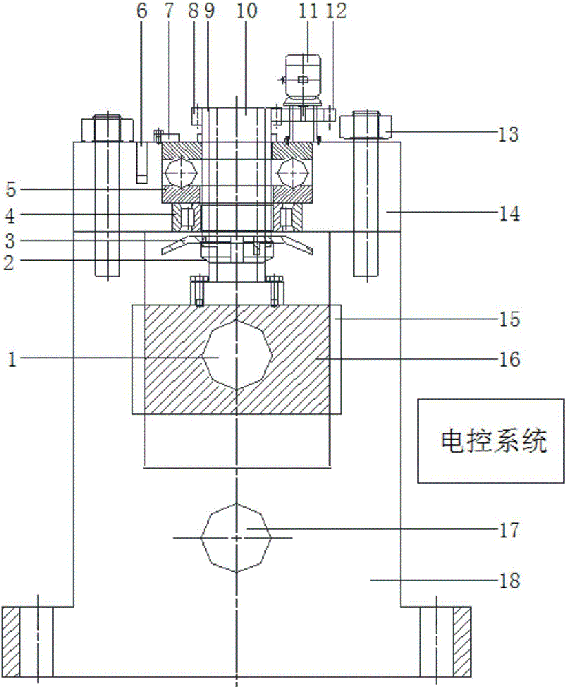 Cable stranding rolling wheel device with automatic distance adjustment