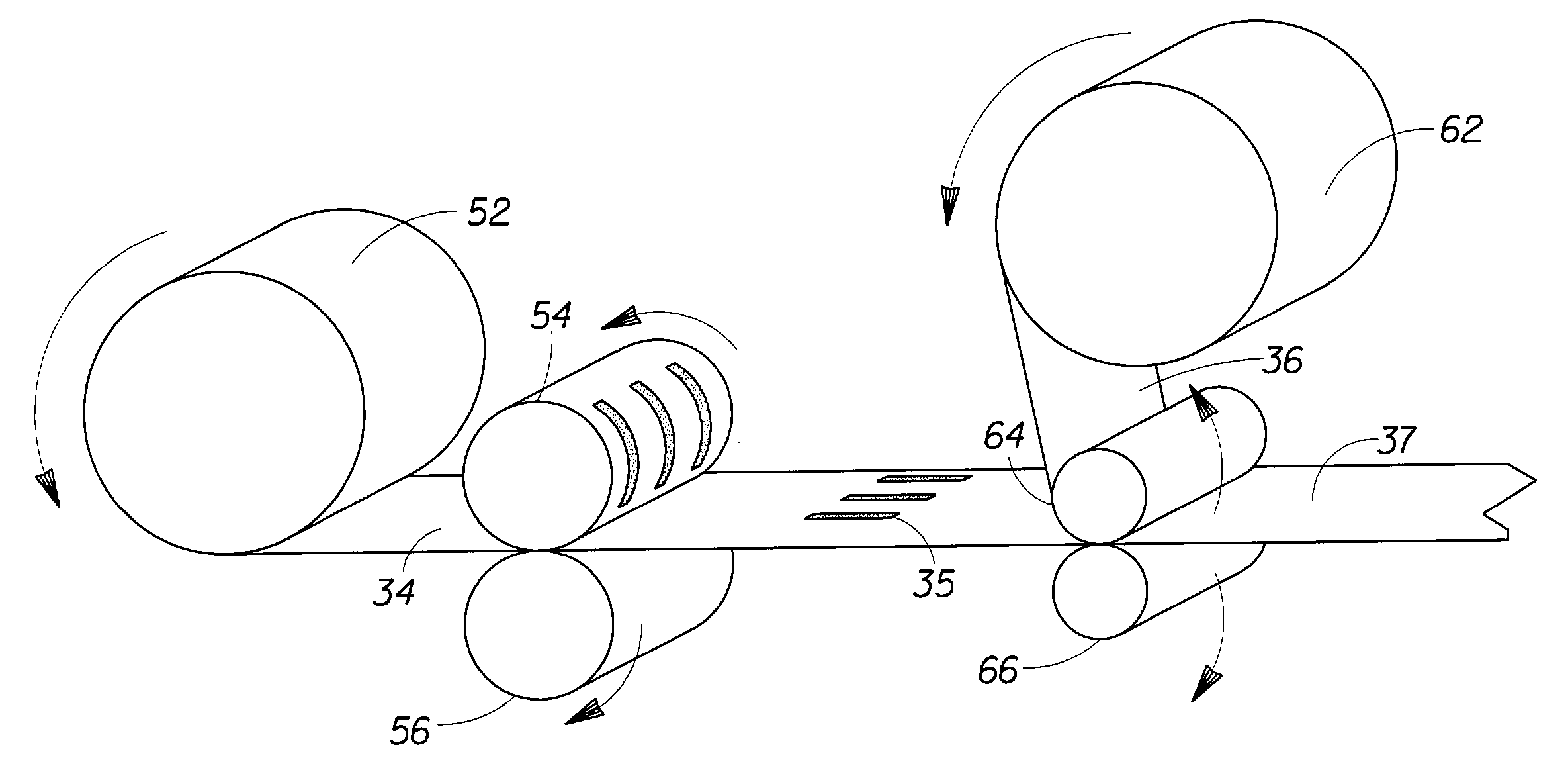 Variable stretch composites and methods of making the composite