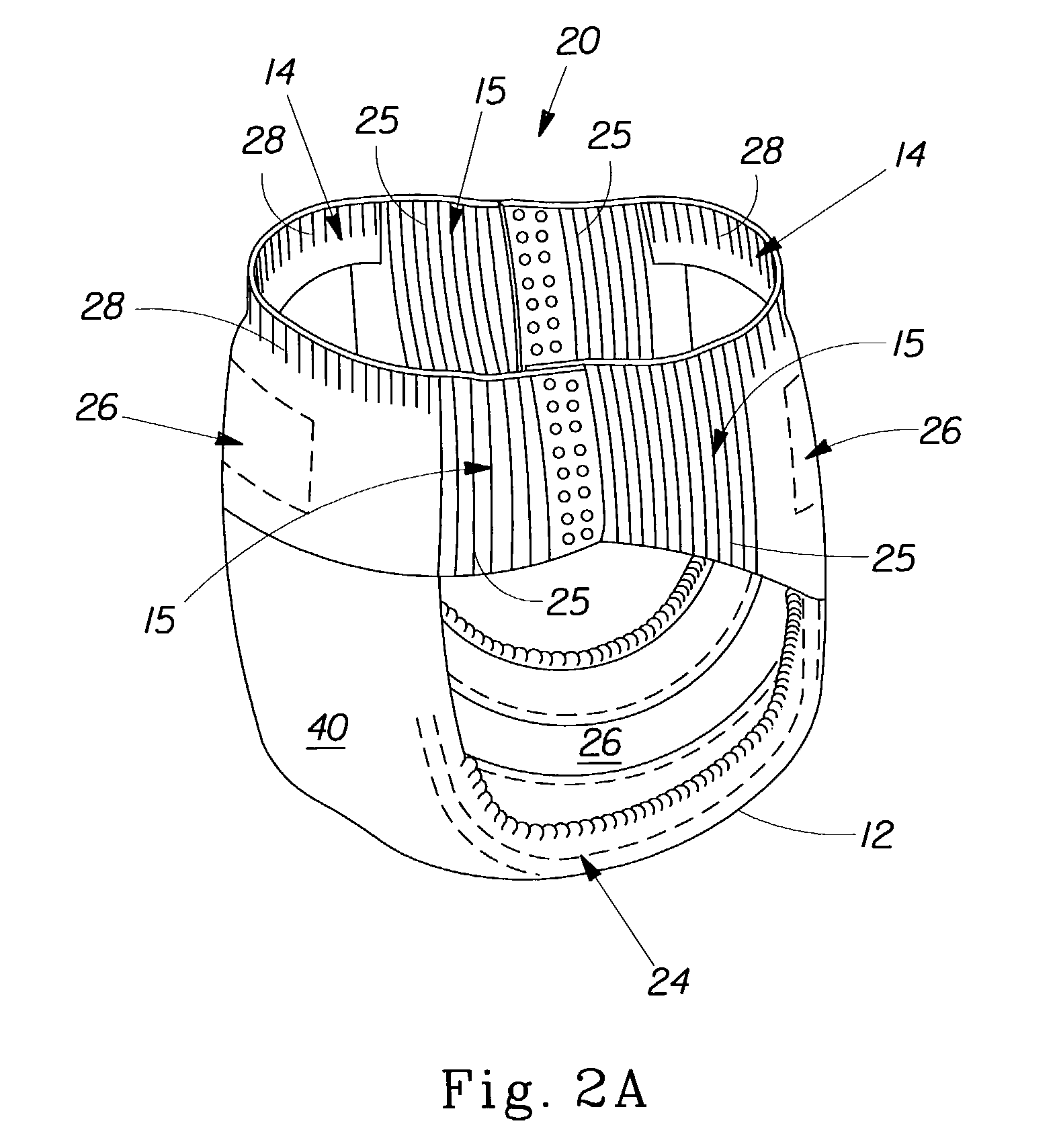 Variable stretch composites and methods of making the composite