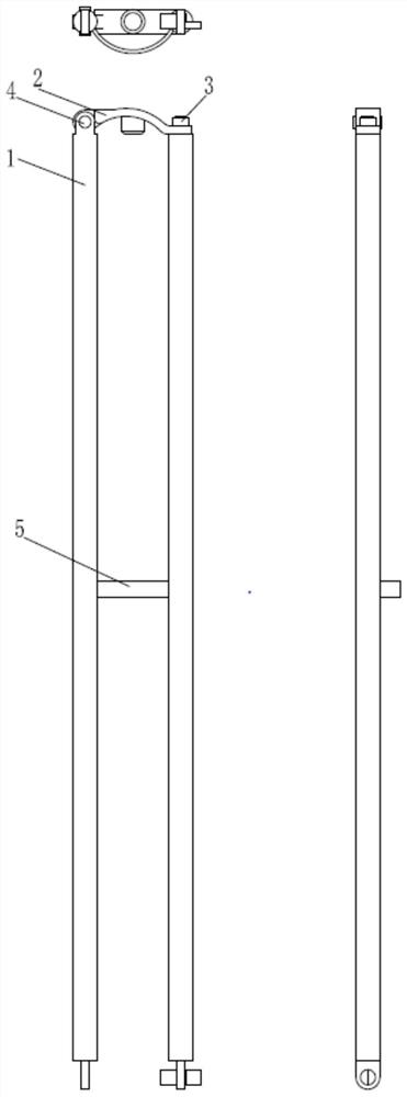 Tensioning type satellite-rocket connecting and unlocking mechanism