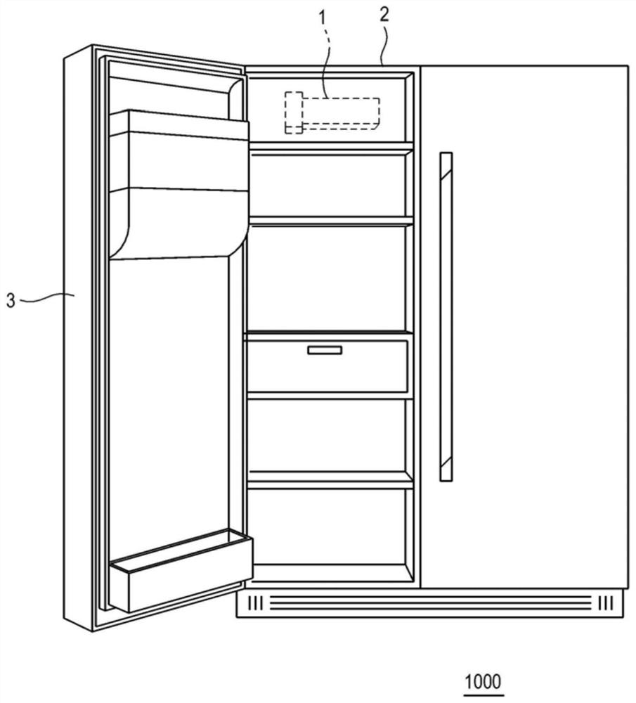 Driving device and ice maker and refrigerator including the driving device