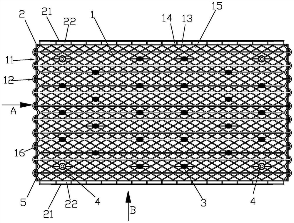 A reinforced cocoon cage matched with whole-age industrial silkworm breeding