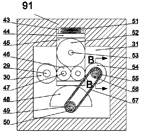 Automatic traffic dispersion equipment for pedestrian flow at intersection