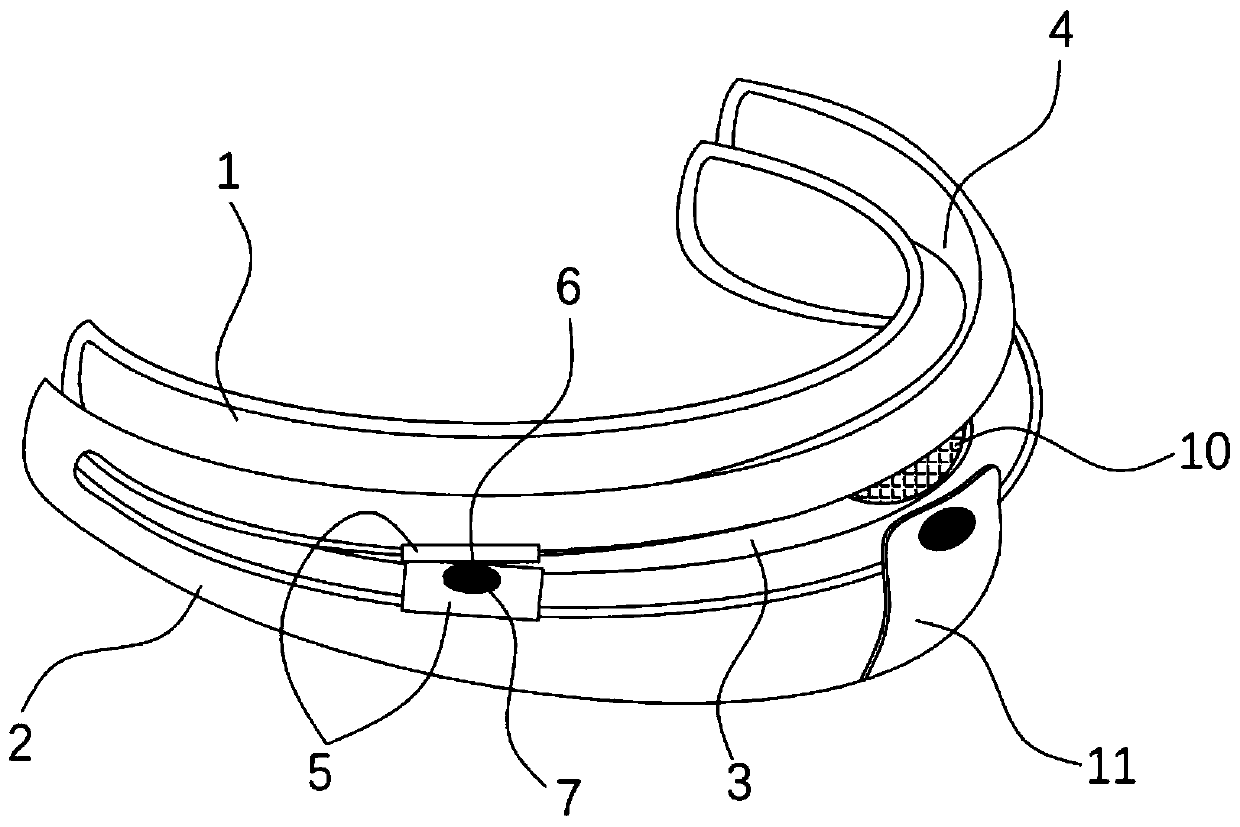 A kind of medical magnetic braces