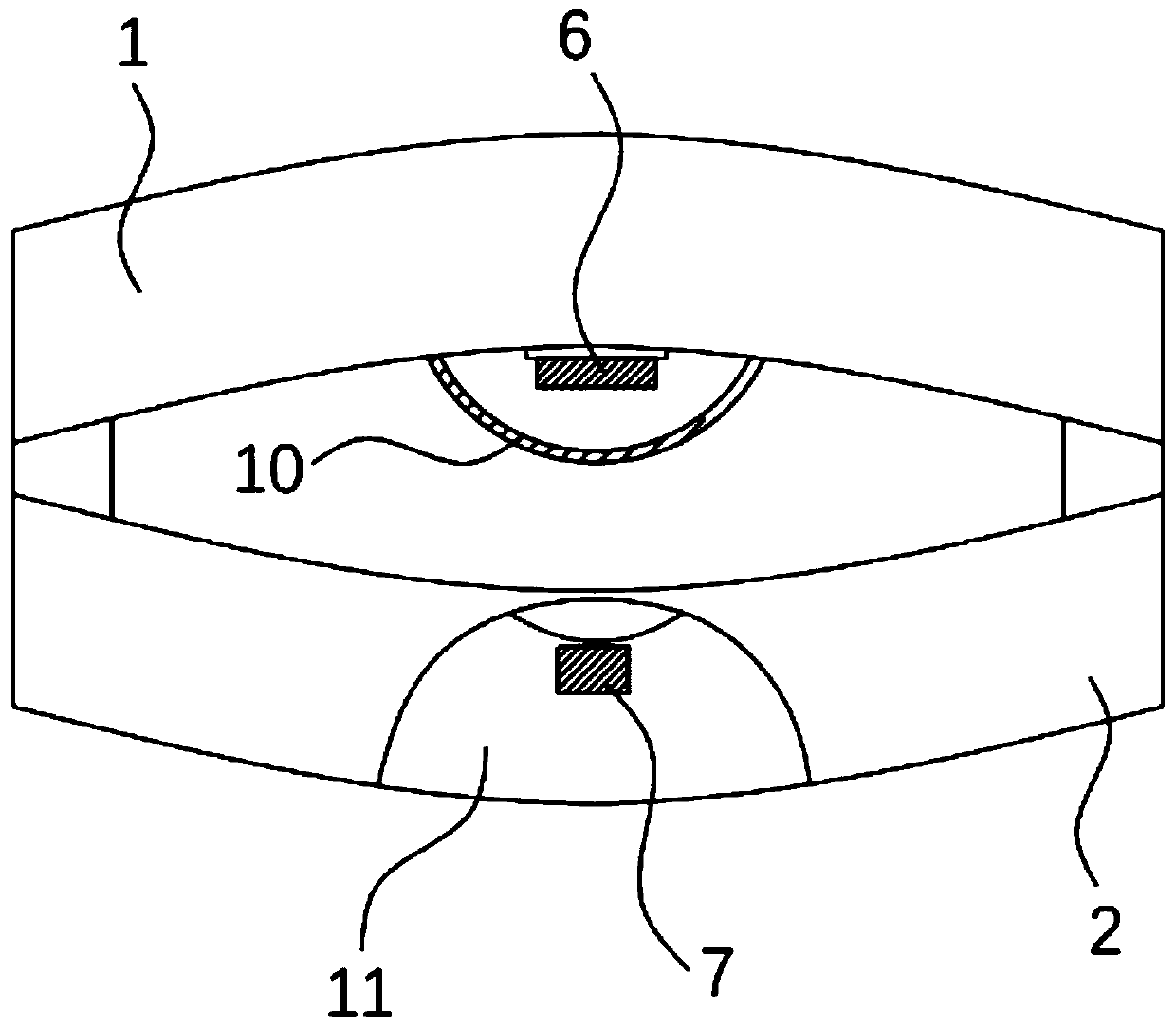 A kind of medical magnetic braces