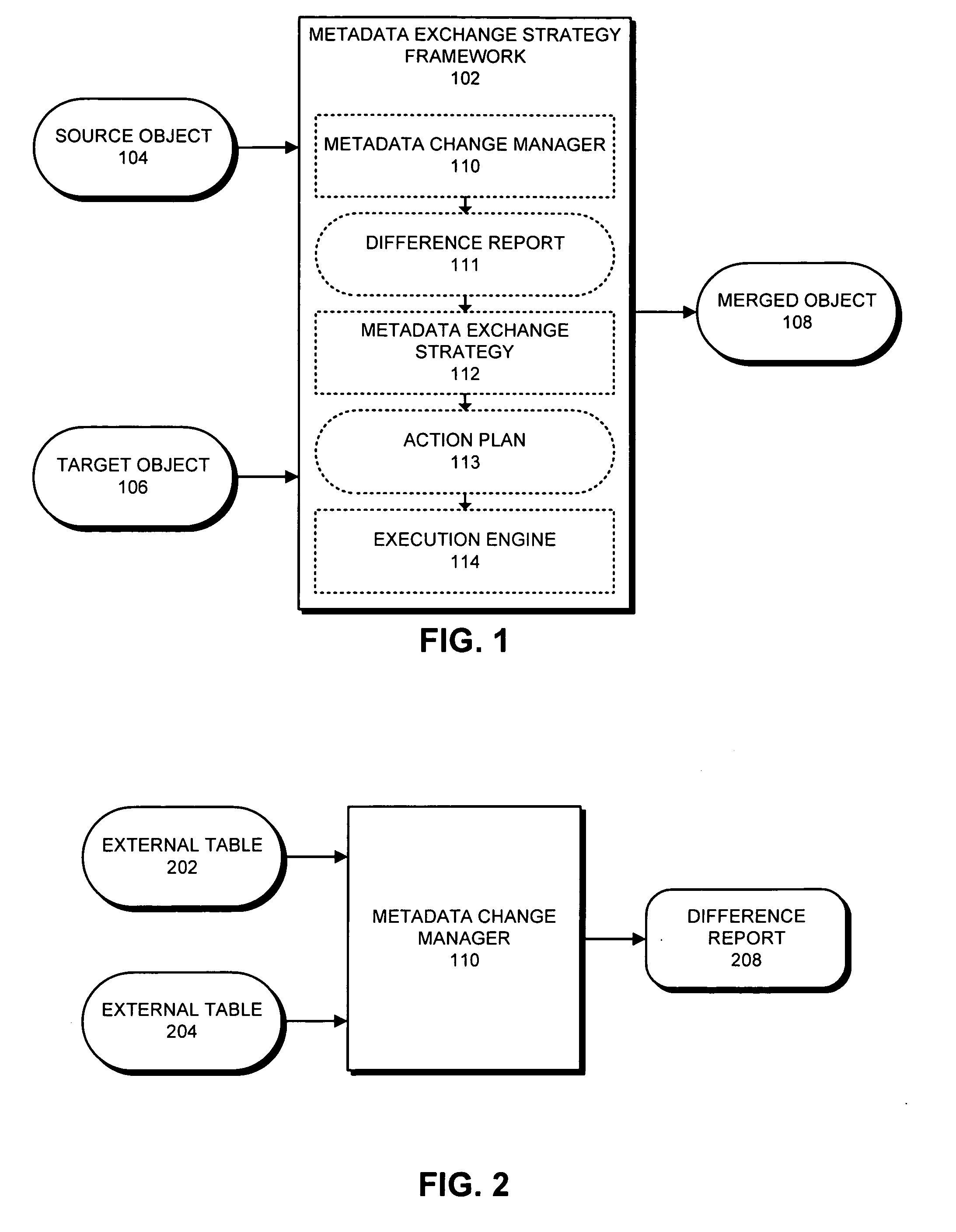 Customizable metadata merging framework