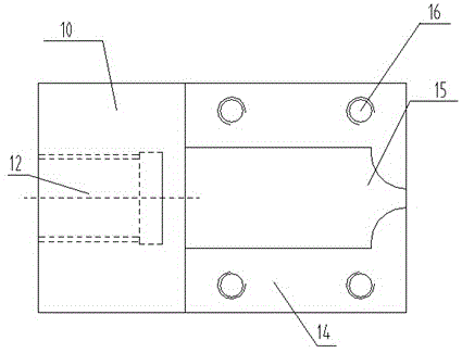 Clamping device and experiment method for split Hopkinson torsion bar test piece