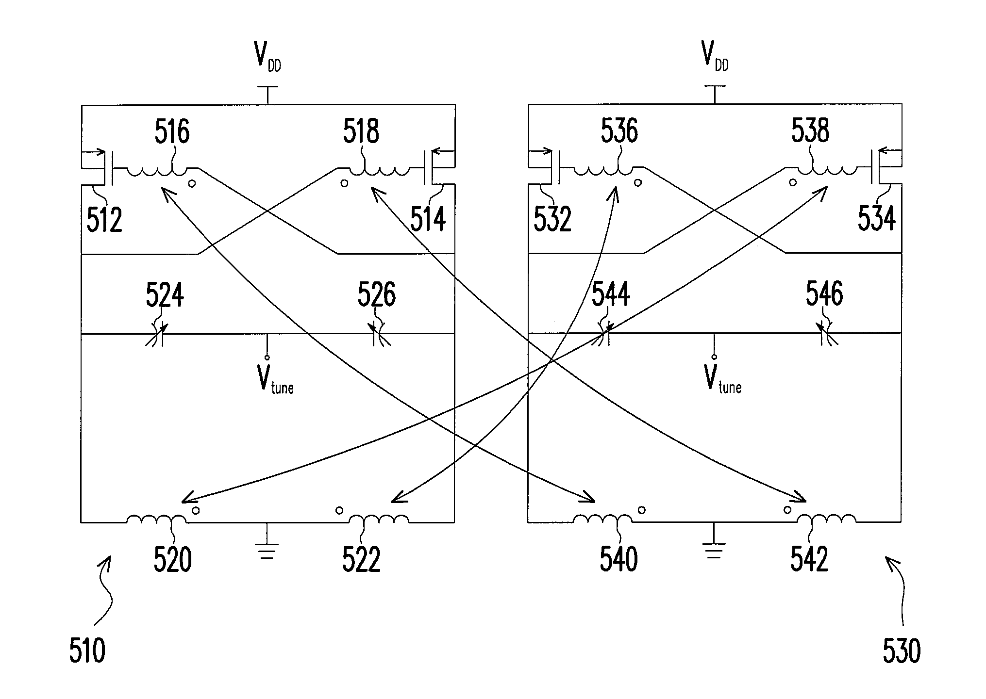 Multi-phase voltage-control oscillator