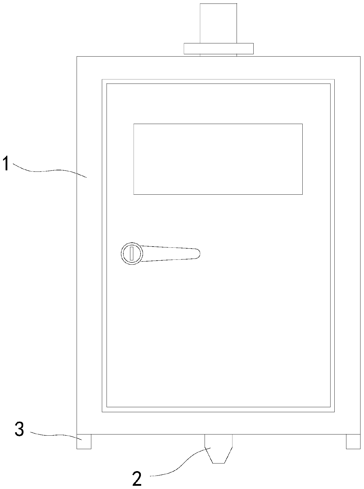 Sand-storm-proof heat dissipation switch cabinet