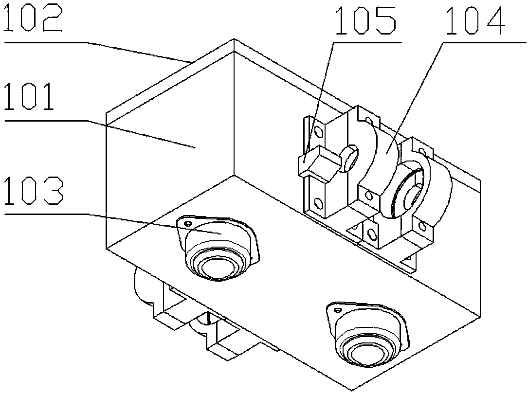 Wall climbing operation robot suitable for moving on variable-curvature wall surface