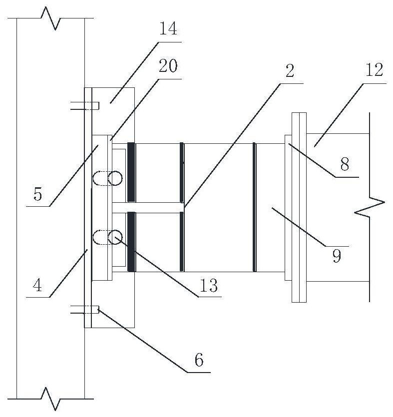 Steel supporting cone-wedge expanded movable end device for collaborative construction of foundation pit groups and construction method thereof