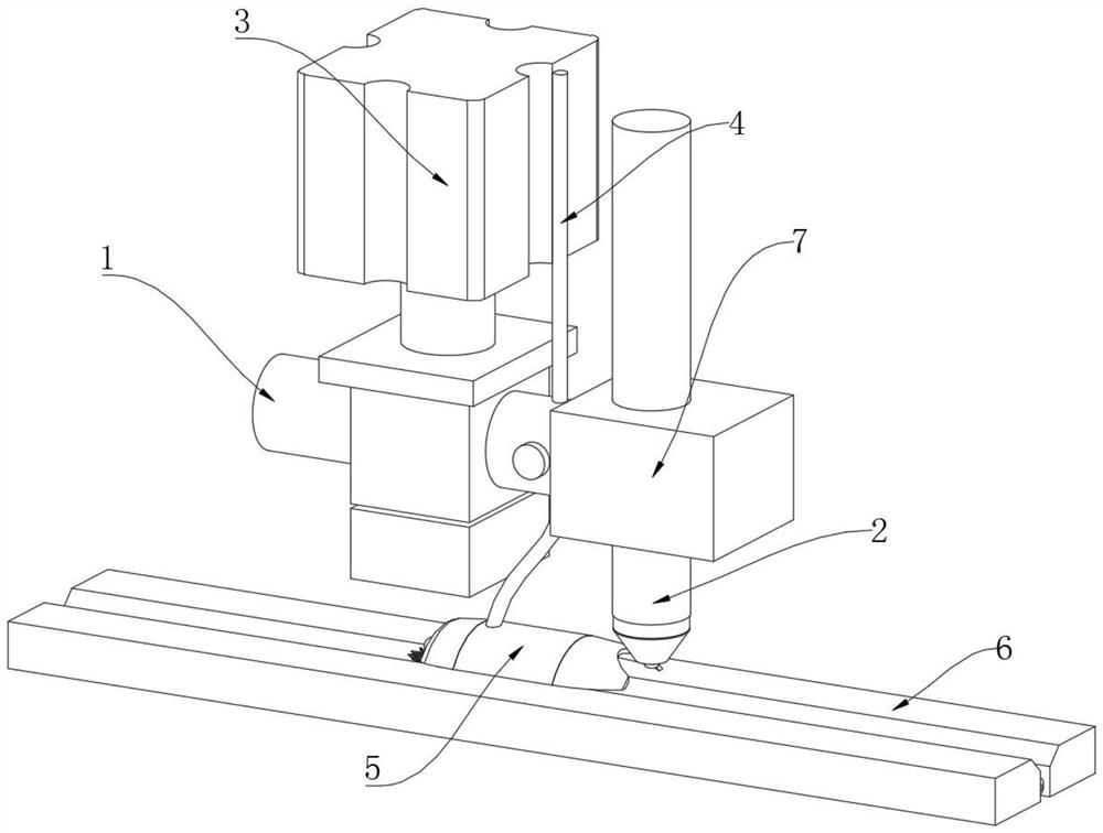 Post-treatment exhaust system pipe fitting welding protection structure