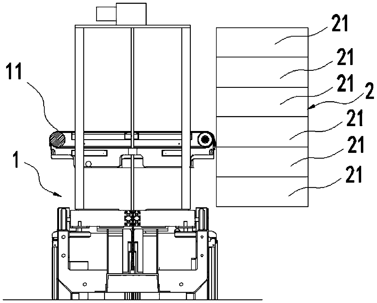 Multi-layer lattice opening cross belt sorting equipment and sorting method thereof