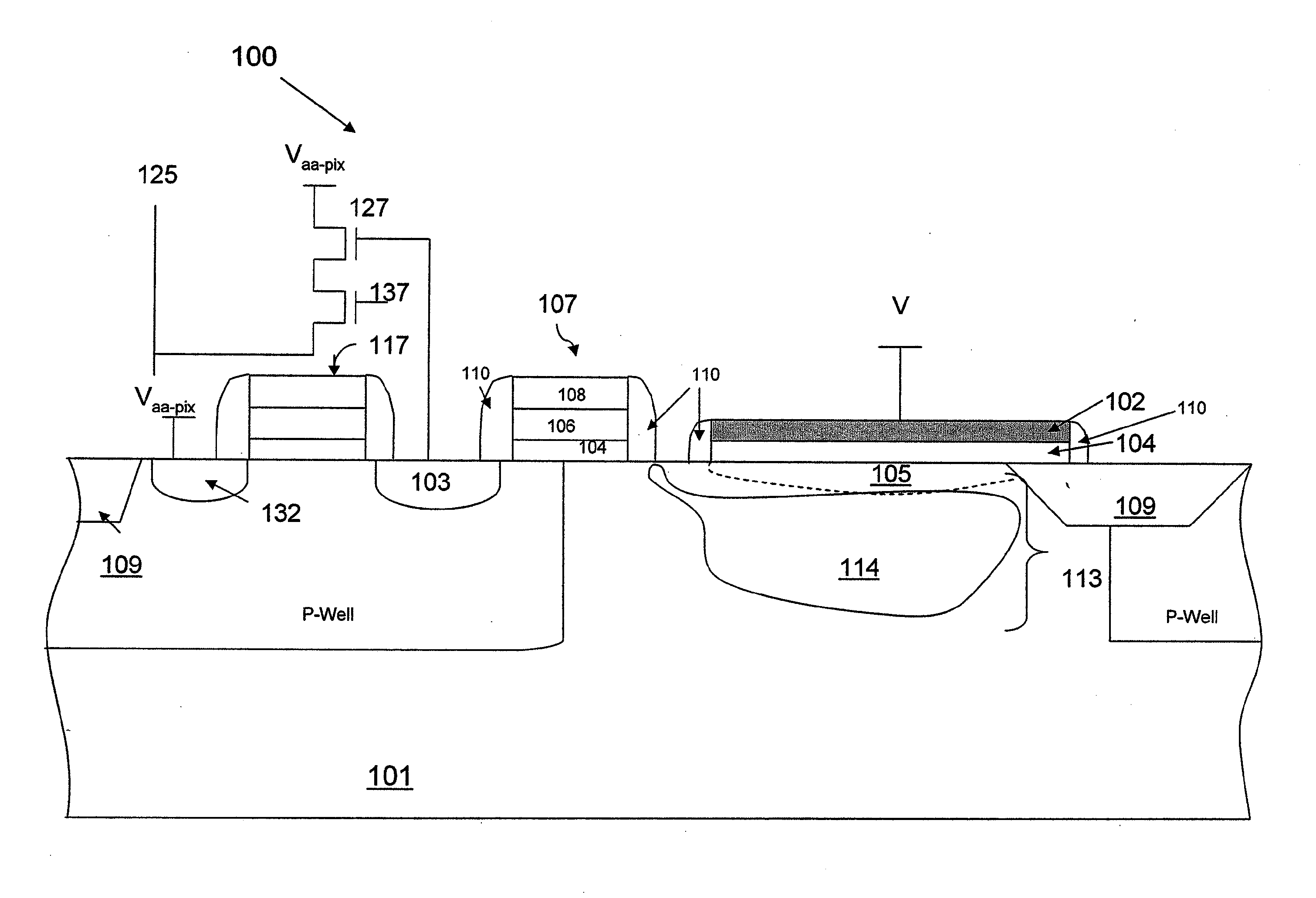 Transparent Conductor Based Pinned Photodiode