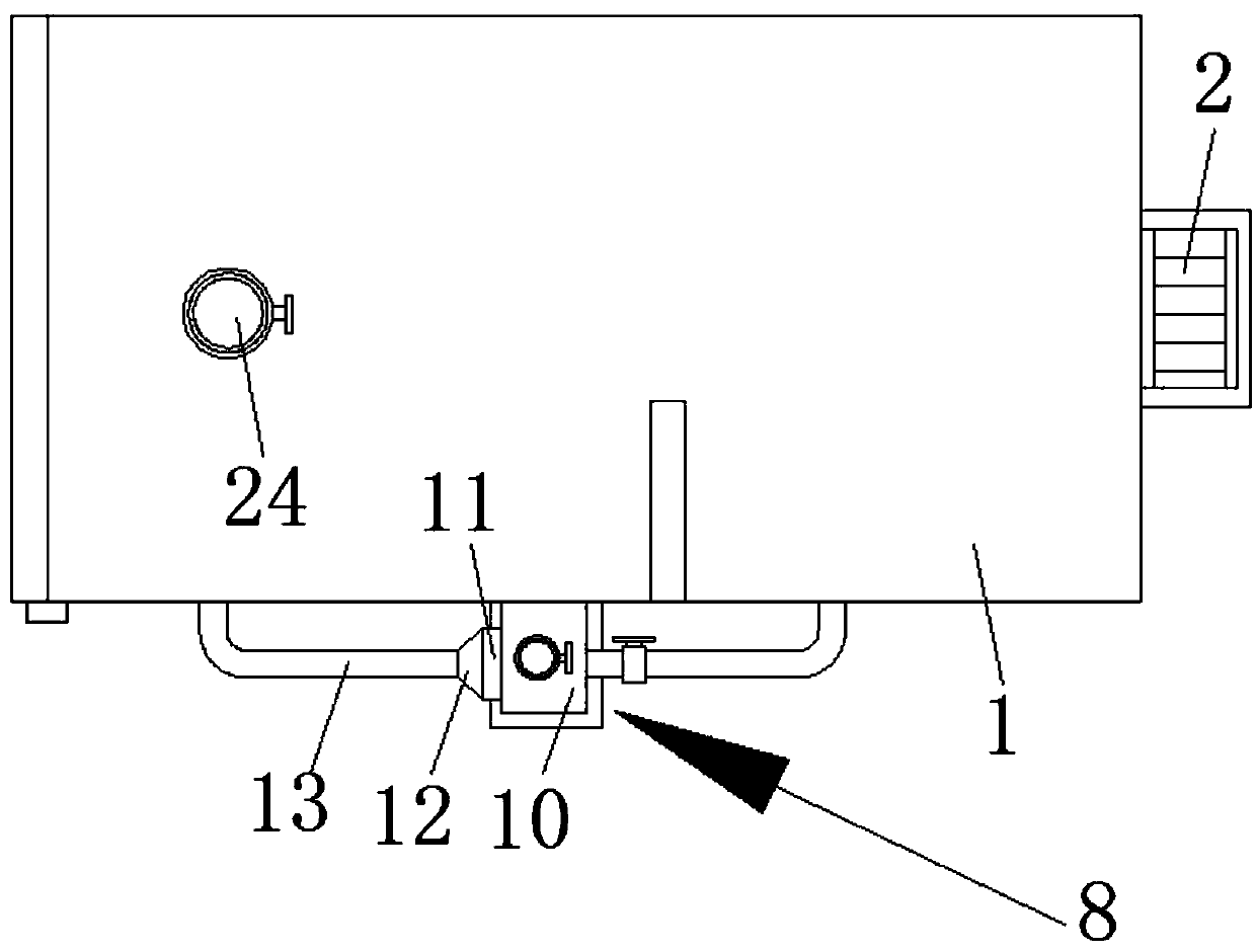 Drying device for electronic equipment optical component research and development