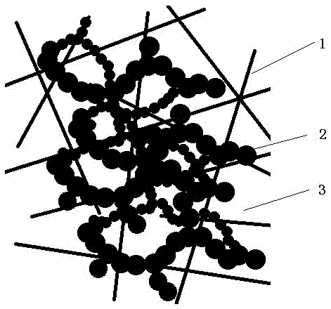 Fiber-enhanced aerogel-metal composite material and preparation method thereof