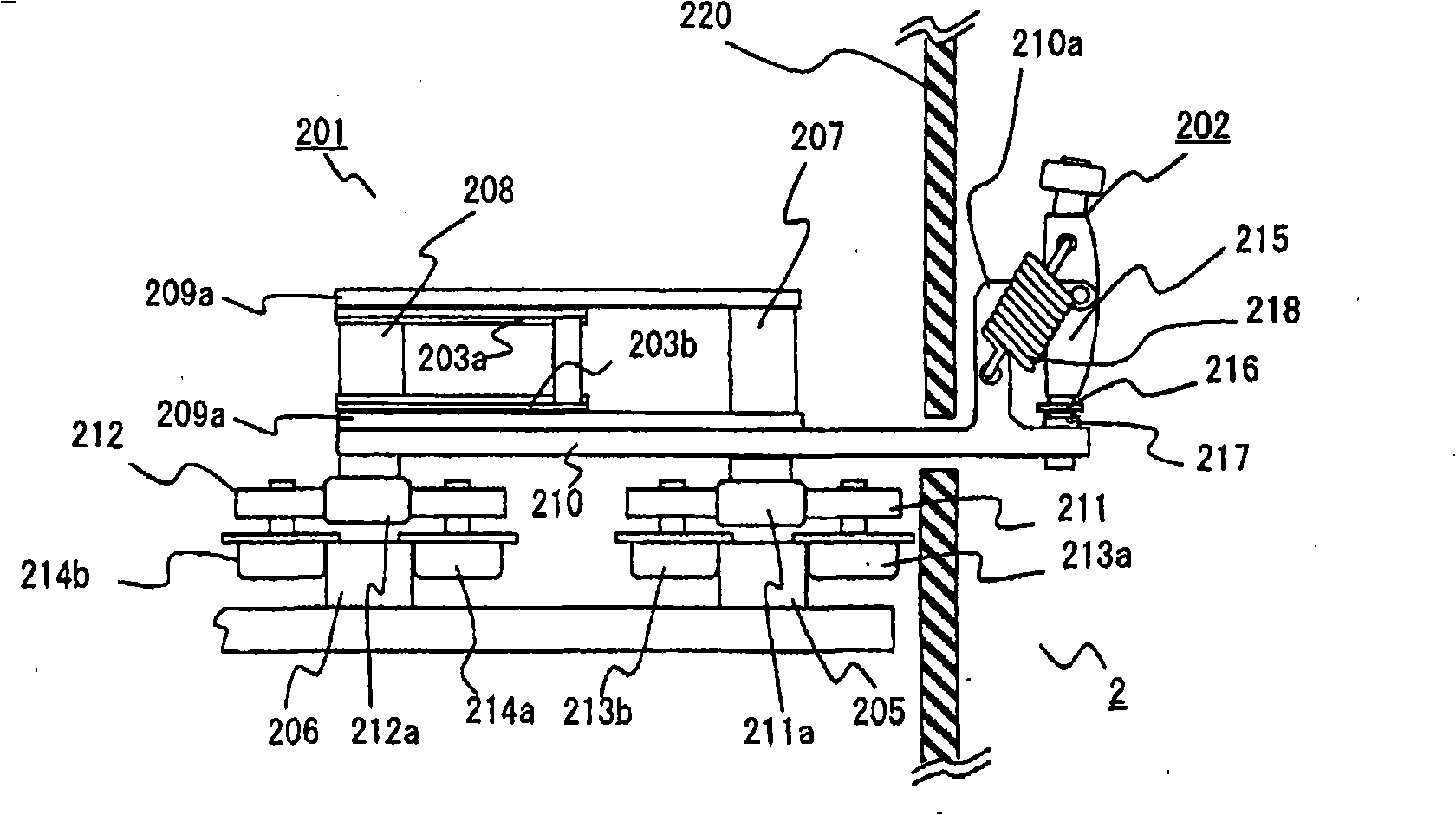 Stretcher for sheet-like substance