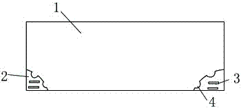 Partition board for drawer partition