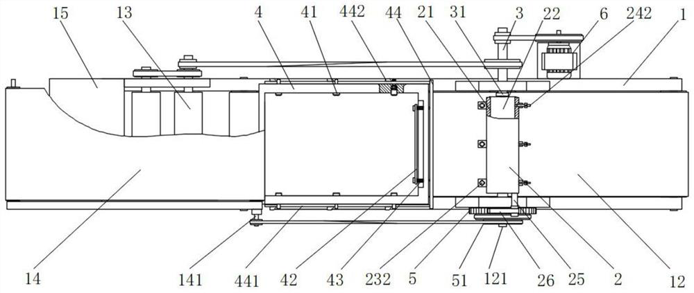 A plywood forming machine