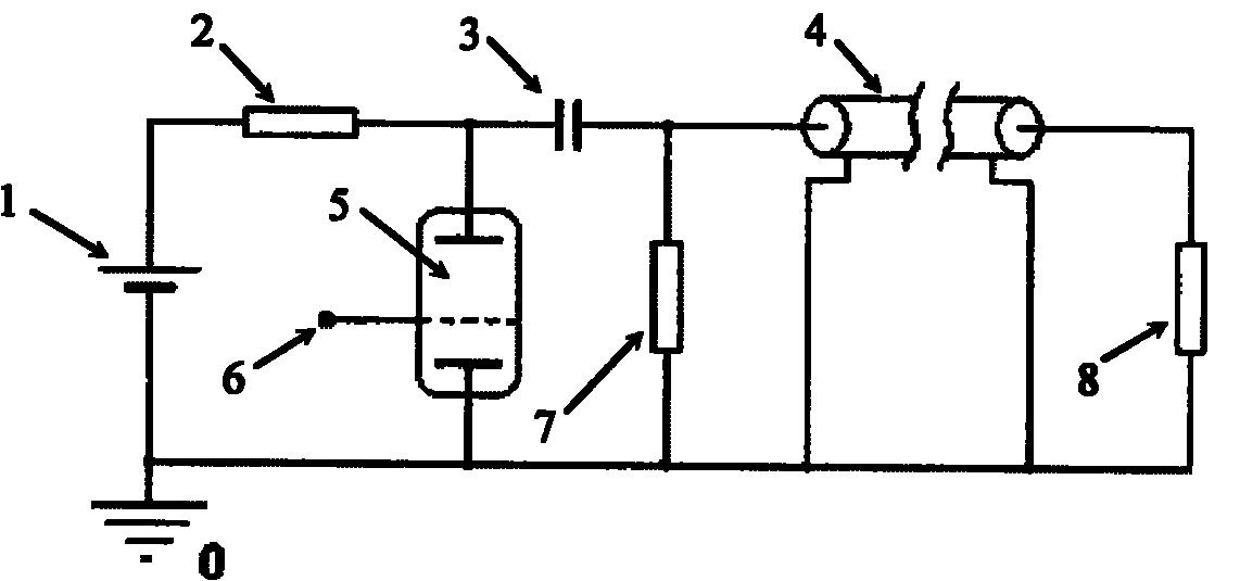 High-voltage repetition-frequency pulse generator