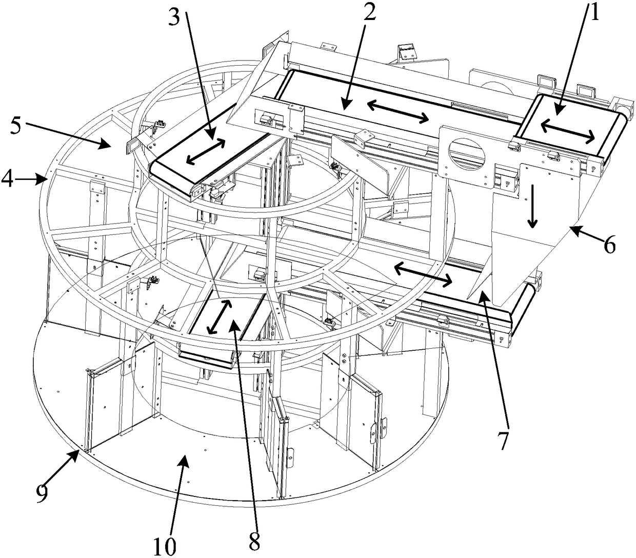 Rotary Static Infusion Bag Intelligent Sorting System and Method