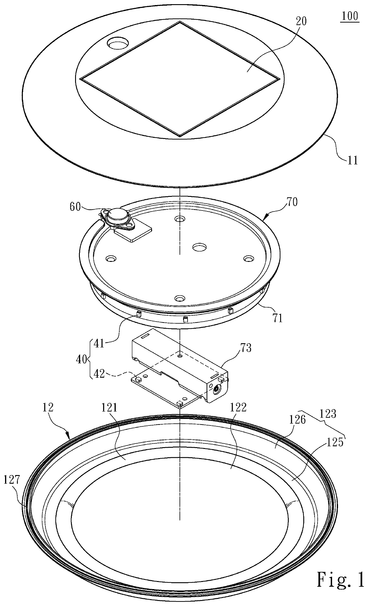 Water solar lamp