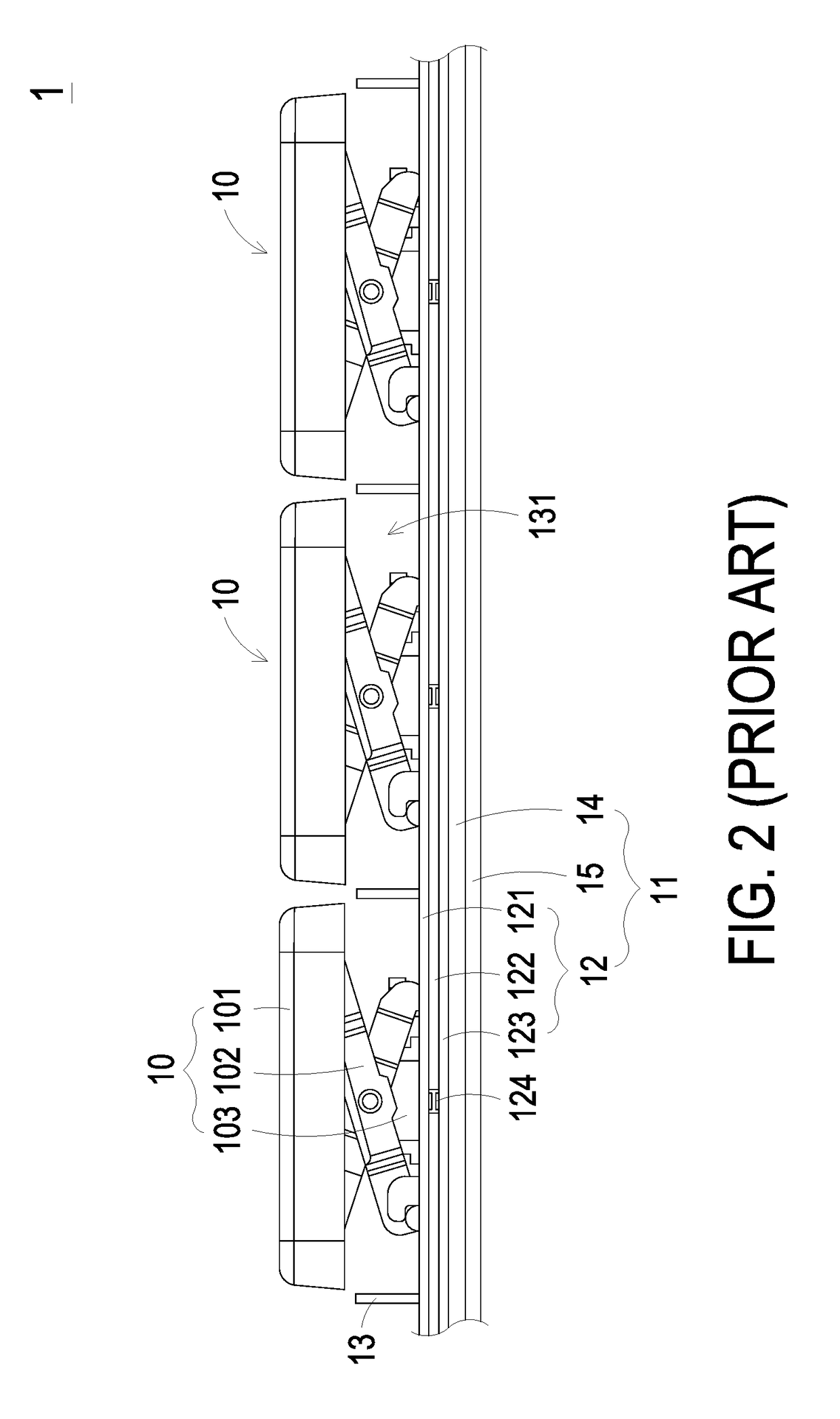 Liftable keyboard