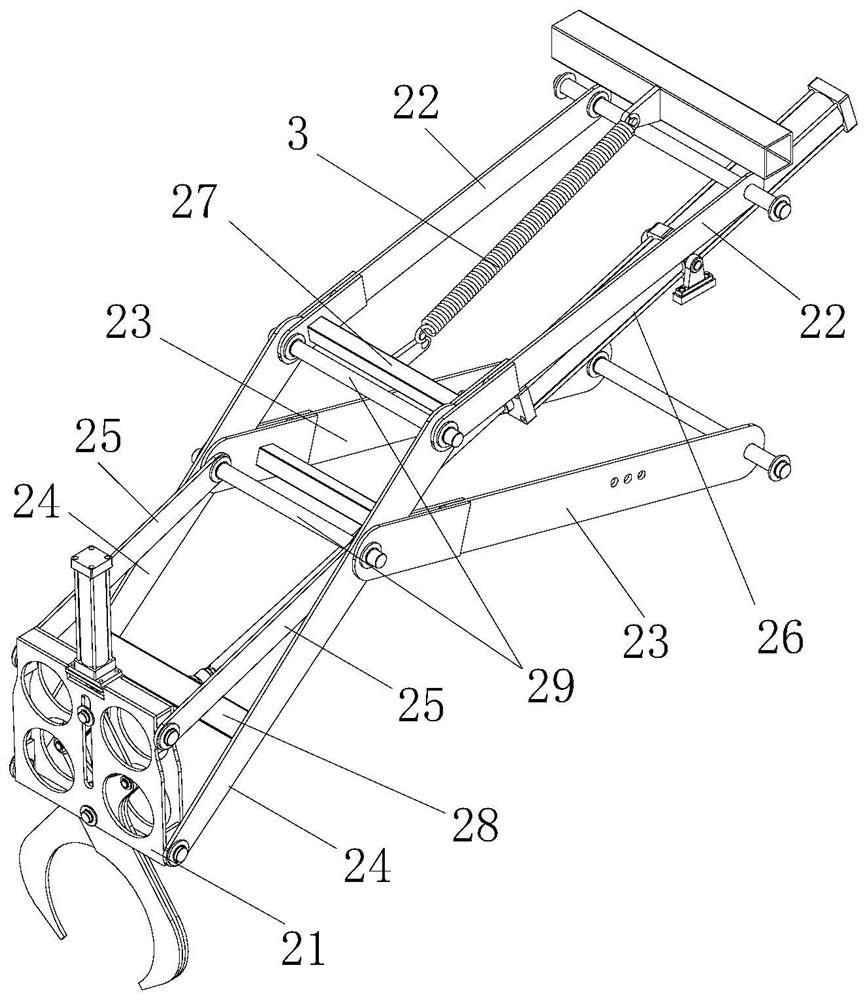 Device for pulling and detaching plug at tail plate of tubular pile