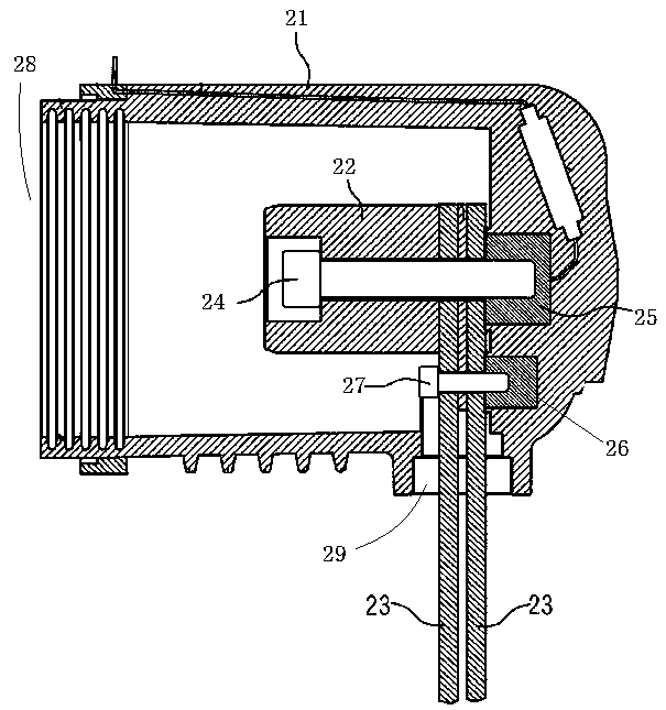 Static contact and switch cabinet using static contact