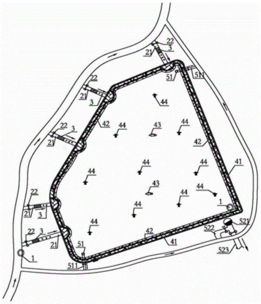 Water quality guarantee system and guarantee method of a drinking water reservoir