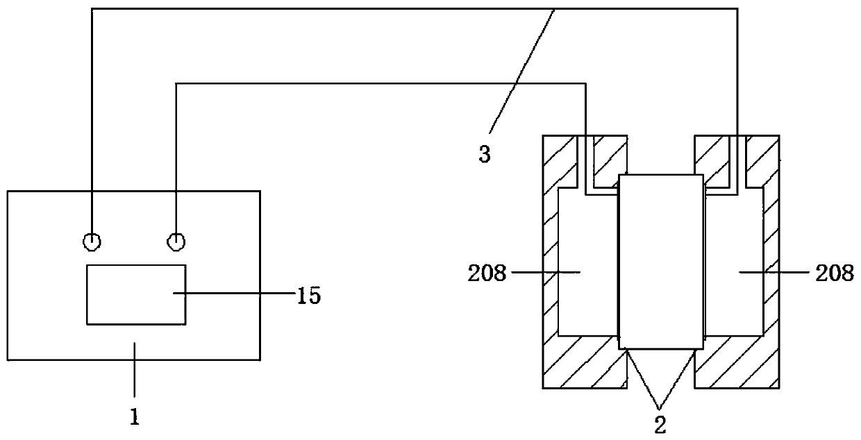 Method for measuring resistance of concrete to chloride ion permeability