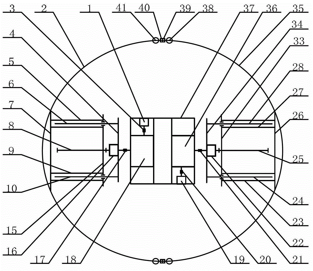 Hemispherical differential retractable spherical robot