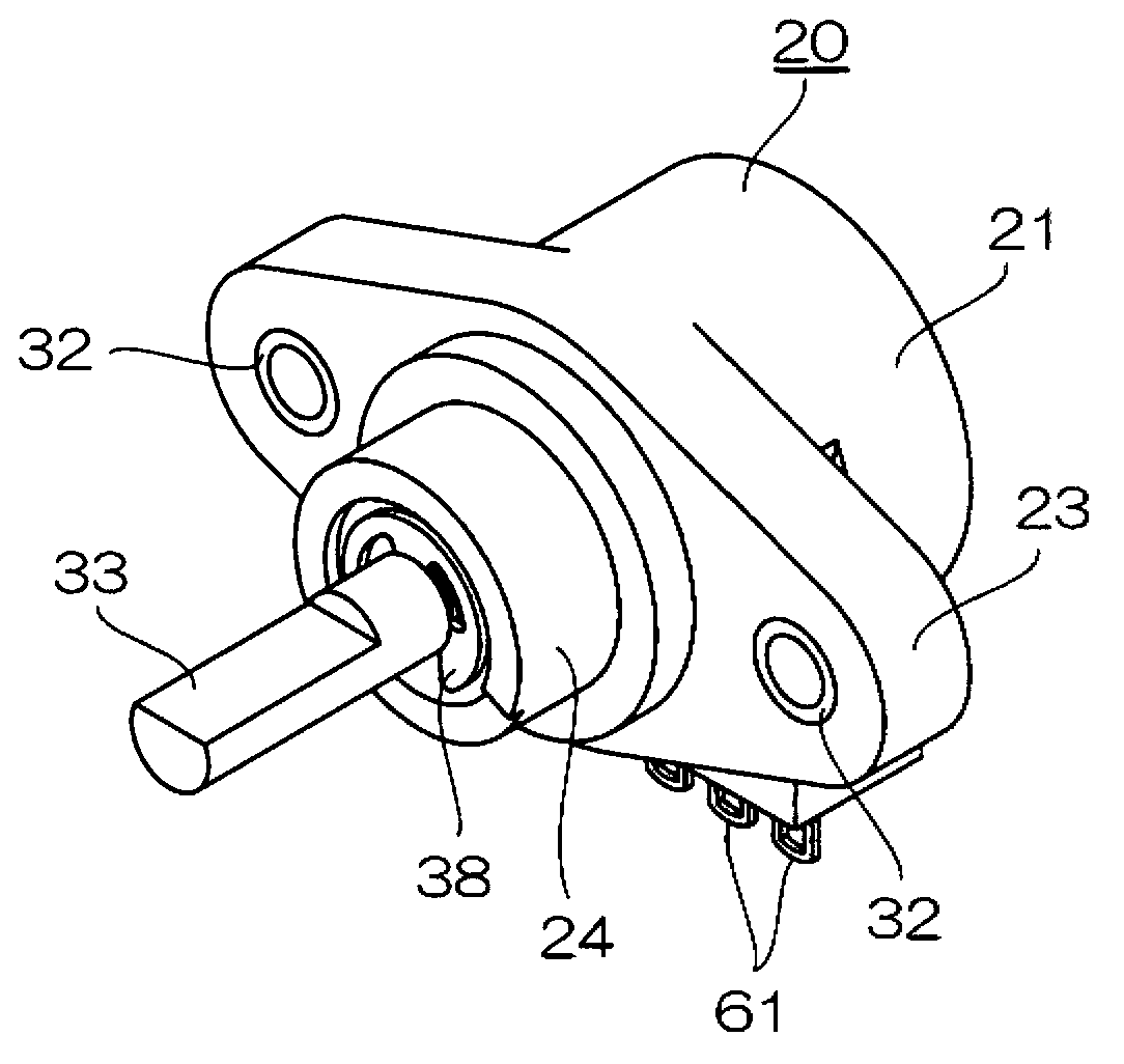 Non-contact angle sensor