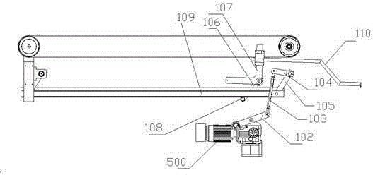 A driving device for a medium-package machine