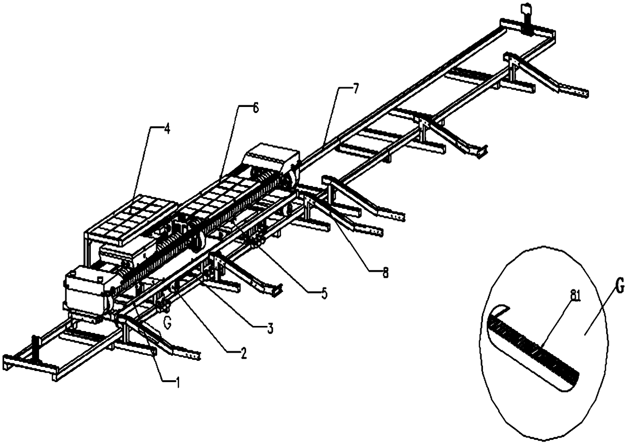 Color steel tile roof photovoltaic array operation and maintenance robot support system