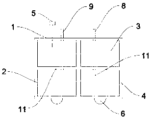 Application of heat phase change heat storage material in movable multifunctional heat storage device