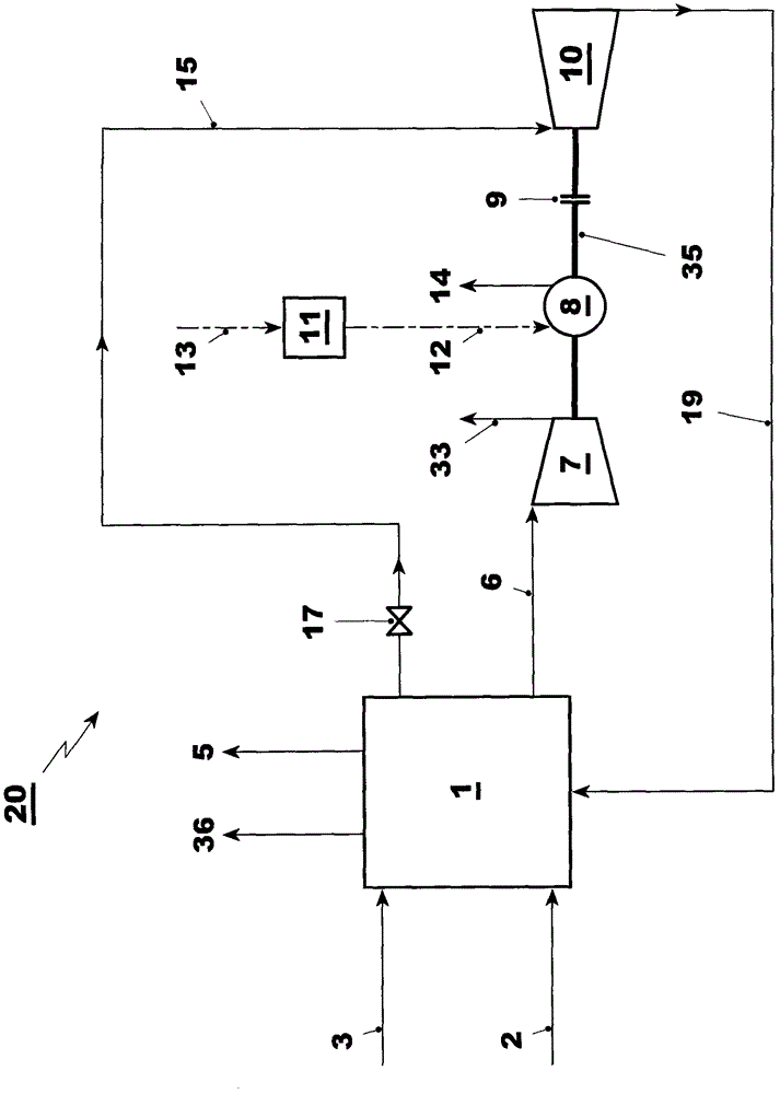 Power generation plant with co2 capture and compression