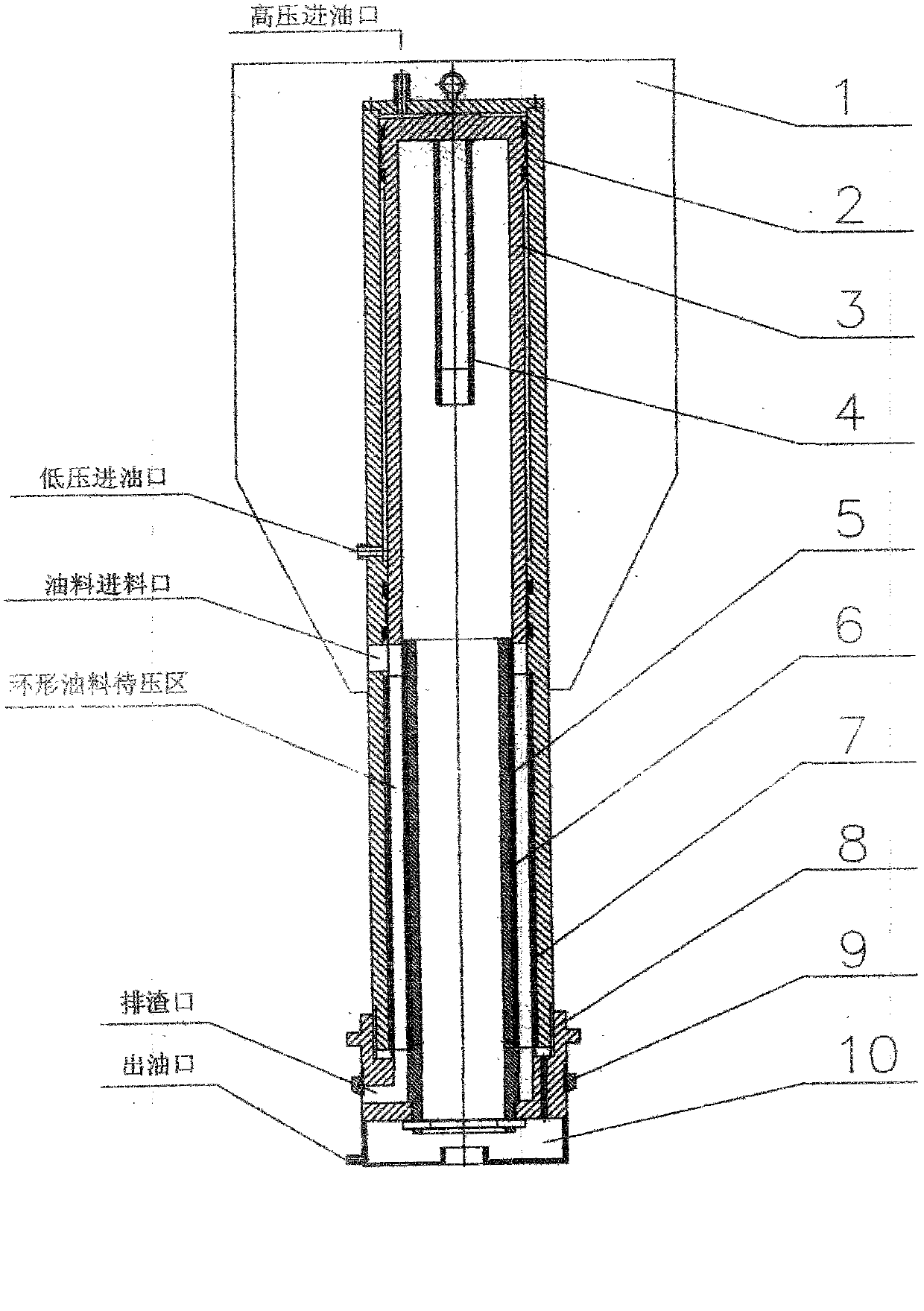 Double-faced oil outlet and automatic slag discharge fully automatic hydraulic oil press