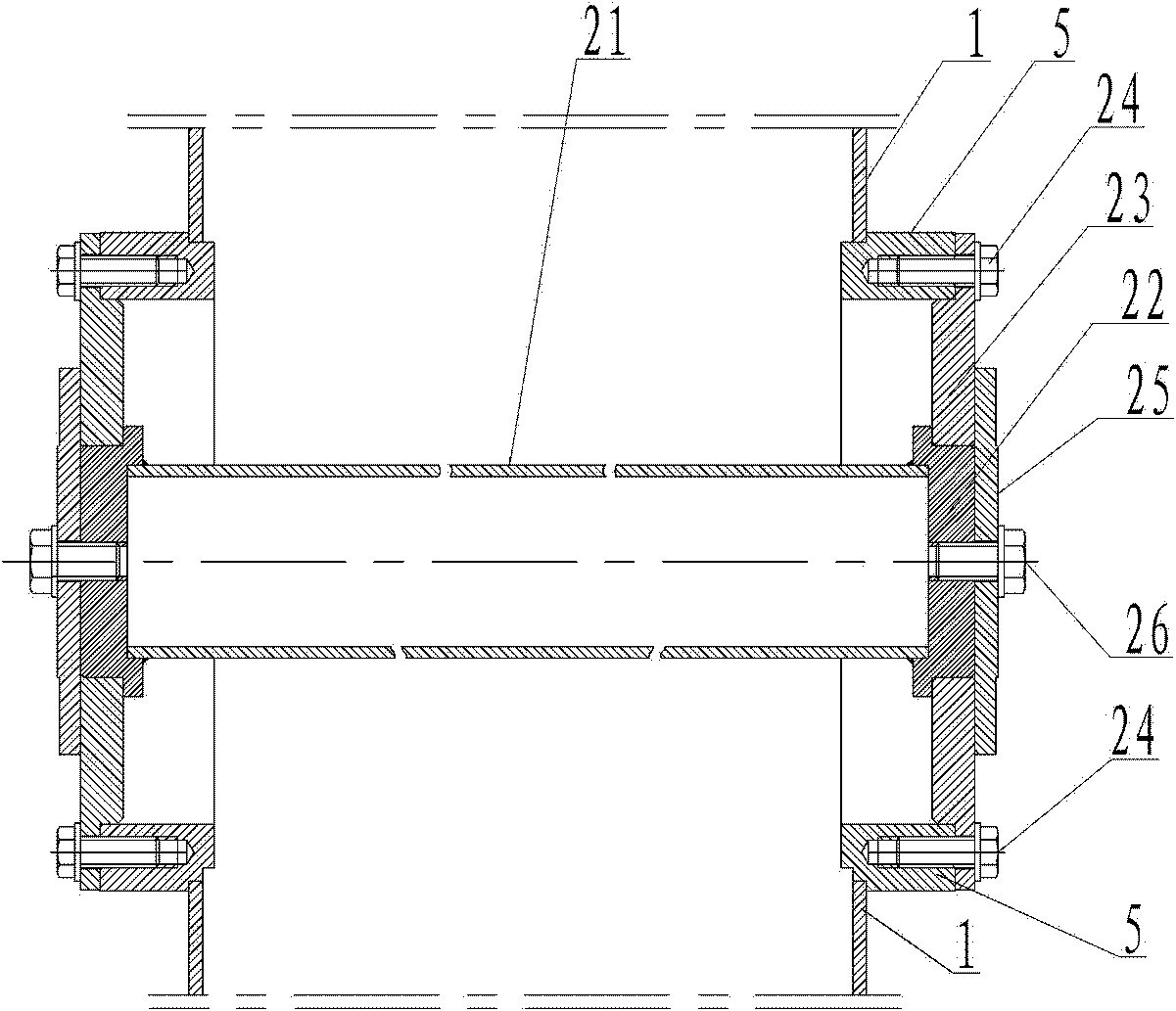 Rear axle assembly welding method and clamping device special for rear axle assembly welding tool