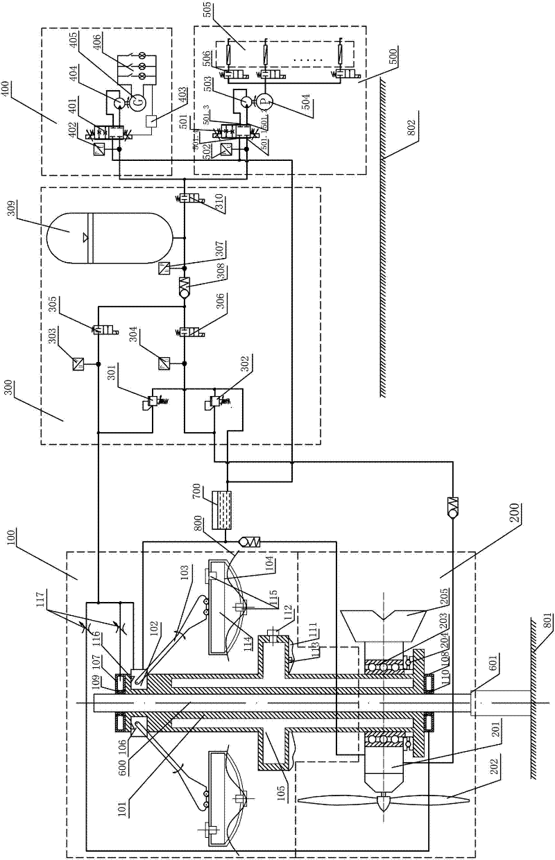 Tide energy and wave energy coupled power generation and freshwater production system