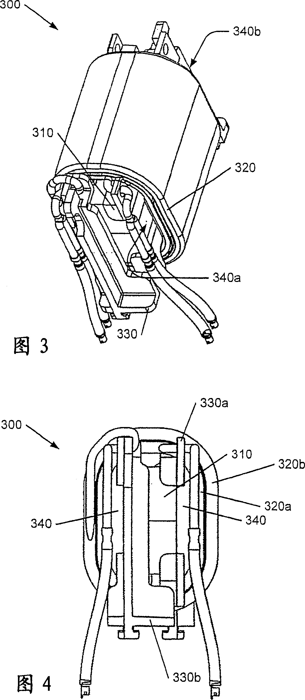 Hybrid air/magnetic core inductor