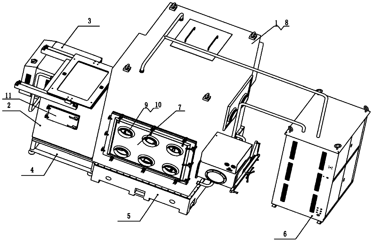 Metal material additive manufacturing system