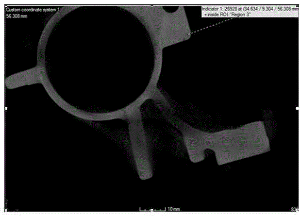 Casting process for production of automobile steering device shell