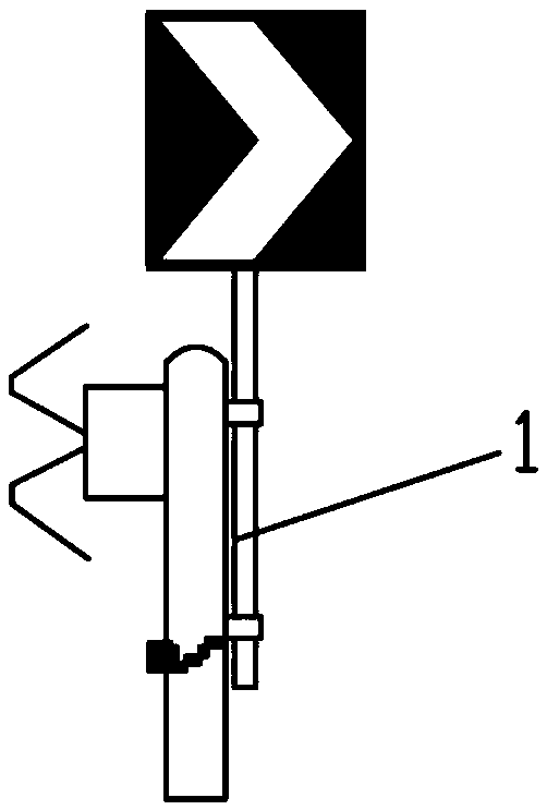 Highway exit downgrade ramp inducing system and design method