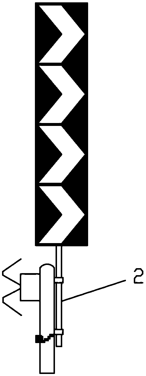 Highway exit downgrade ramp inducing system and design method