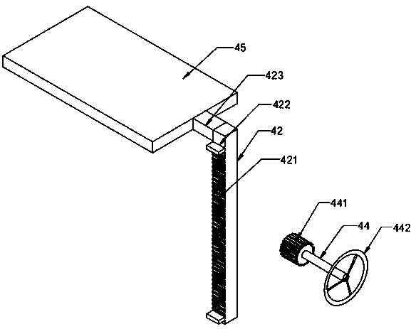 Lifting honey barrel cleaning device