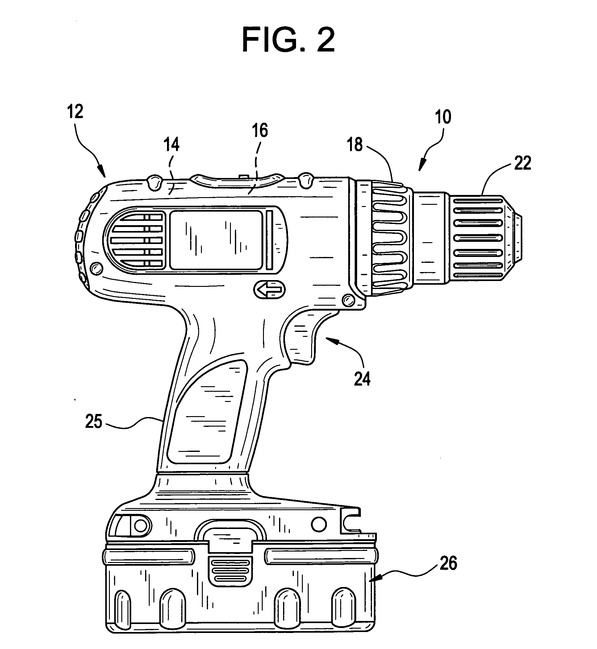 Ergonomically efficient cordless power tool