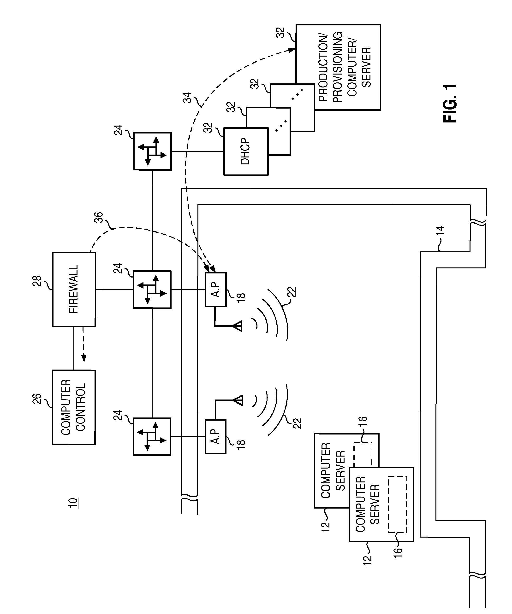 Assembly, and associated methodology, for provisioning computer device with operating software